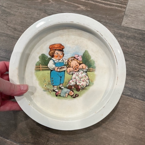 buffalo pottery Other - Buffalo Pottery vintage Baby Childs Dish Campbell Soup Kids Bowl